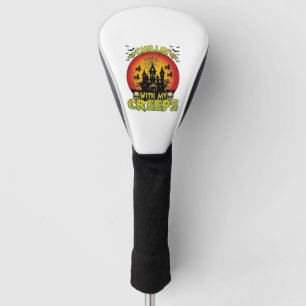 Chillin Creeps Haunted House Halloween Witches Sku Golf Head Cover