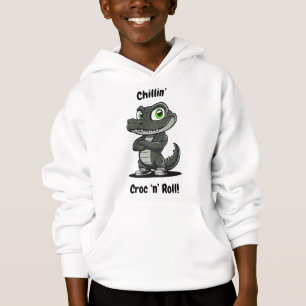 Chillin' Croc - Fun Crocodile Graphic