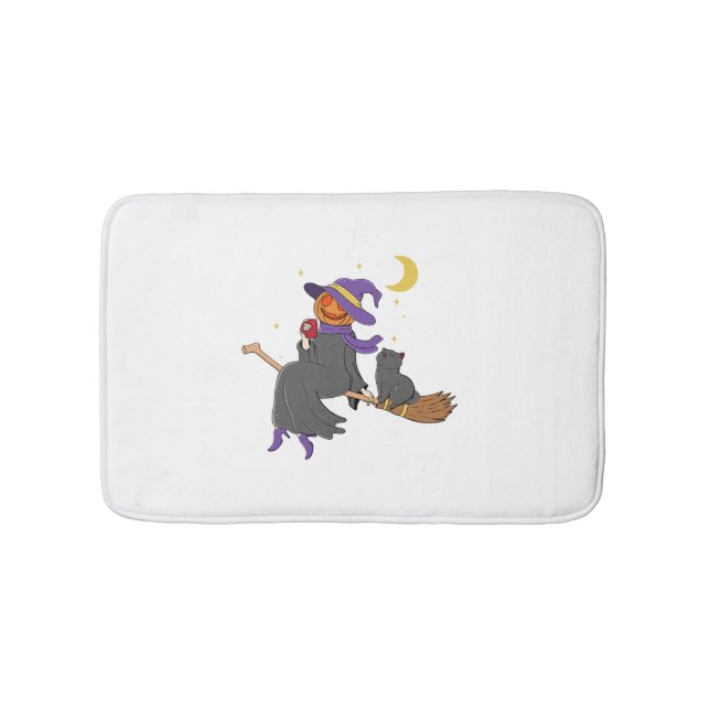 Chillin Halloween  Bath Mat (Front)