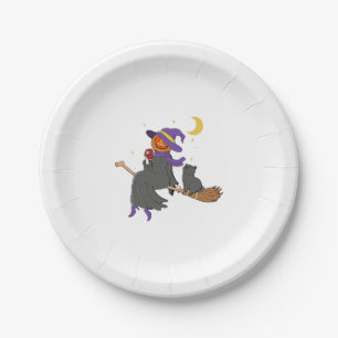 Chillin Halloween Paper Plate