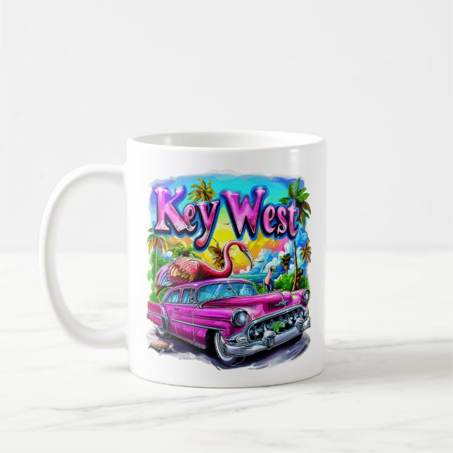 Chillin' in Key West, Florida Coffee Mug (Left)