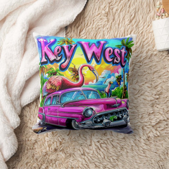 Chillin' in Key West, Florida Cushion (Blanket)