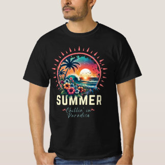 Chillin in Paradise Summer Tropic T-Shirt
