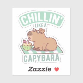 Chillin Like A Capybara Funny