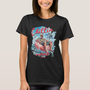 Chillin Like A Felon Funny Trump Shirt Summer Trum