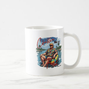 Chillin Like A Felon Funny Trump Summer 2024 _1 Coffee Mug