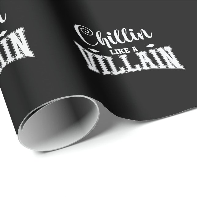 Chillin Like a Villain Wrapping Paper (Roll Corner)