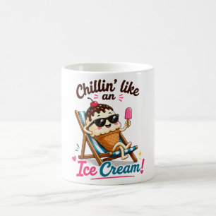 Chillin' Like An Ice Cream Coffee Mug