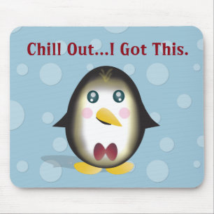 Chillin' Penguin Mouse Pad