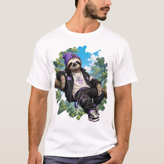 Chillin' Sloth T-Shirt (Front)
