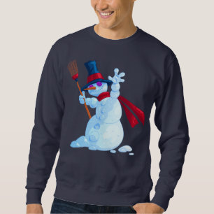 Chillin' Snowman Holiday Sweatshirt