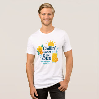 Chillin' Under the Sun – Summer Beach T-Shirt Tri-Blend Shirt