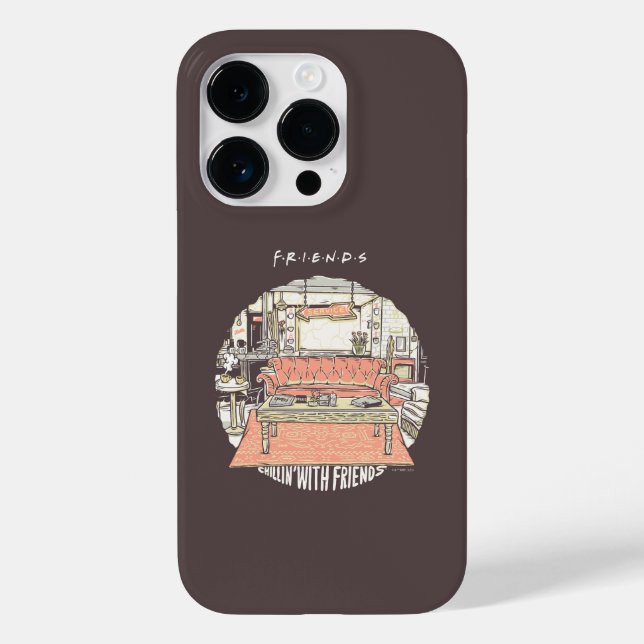 Chillin' with FRIENDS™ Cartoon Case-Mate iPhone Case (Back)