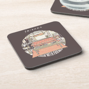 Chillin' with FRIENDS™ Cartoon Coaster