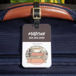 Chillin' with FRIENDS™ Cartoon Luggage Tag<br><div class="desc">Check out this awesome cartoon graphic featuring a scene from Central Perk  from the TV Series FRIENDS™.</div>