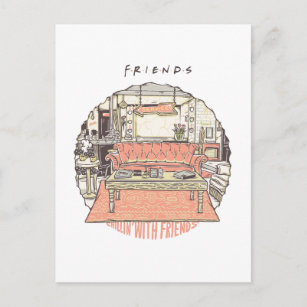 Chillin' with FRIENDS™ Cartoon Postcard
