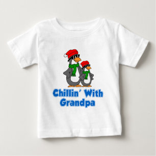 Chillin' With Grandpa Baby T-Shirt