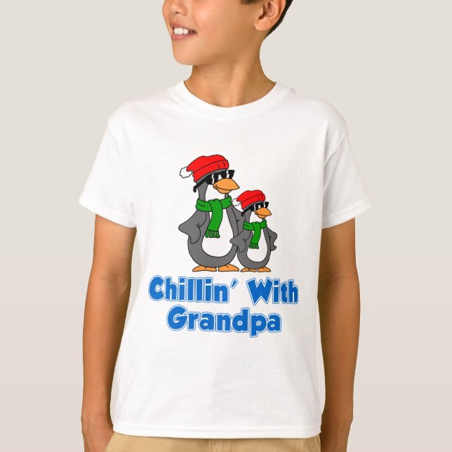Chillin' With Grandpa T-Shirt (Front)