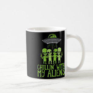 Chillin With My Aliens Group Toddler Boys Hallowee Coffee Mug