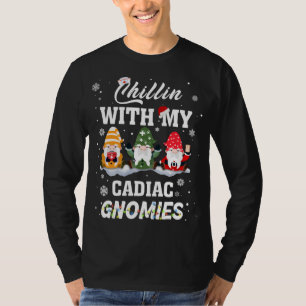 Chillin With My Cadiac Nurse Gnomies Three Gnomes T-Shirt