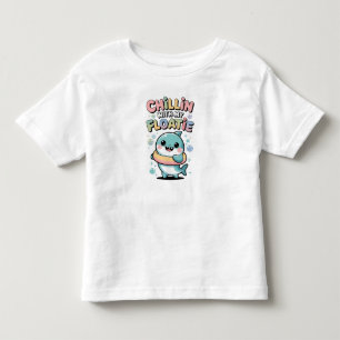 Chillin’ with My Floatie   Shark Baby Toddler T-Shirt