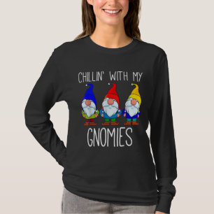 Chillin' With My Gnomies Garden Gnomes Funny Fanta T-Shirt