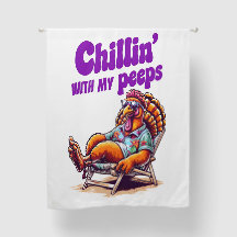 Chillin' with My Peeps Easter Curtain | Fun 
