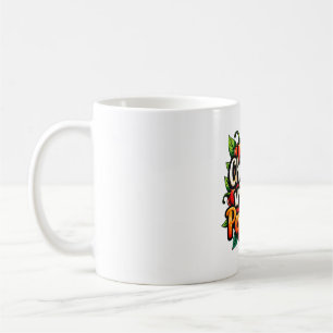 Chillin' with My Peppers - Colourful Chilli Graphi Coffee Mug