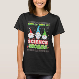 Chillin With My Science Gnomies Ugly Sweater Chris