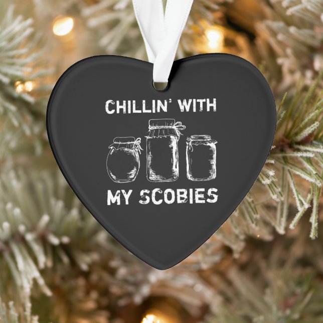Chillin' with my scobies combucha ornament (Tree)