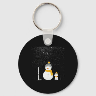Chillin With My Snowmies Christmas Frosty Snowman Key Ring