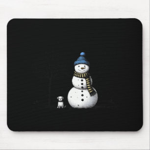 Chillin With My Snowmies Christmas Frosty Snowman Mouse Pad
