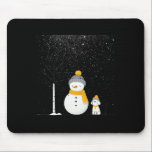 Chillin With My Snowmies Christmas Frosty Snowman  Mouse Pad<br><div class="desc">Chillin With My Snowmies Christmas Frosty Snowman And Dog 2</div>