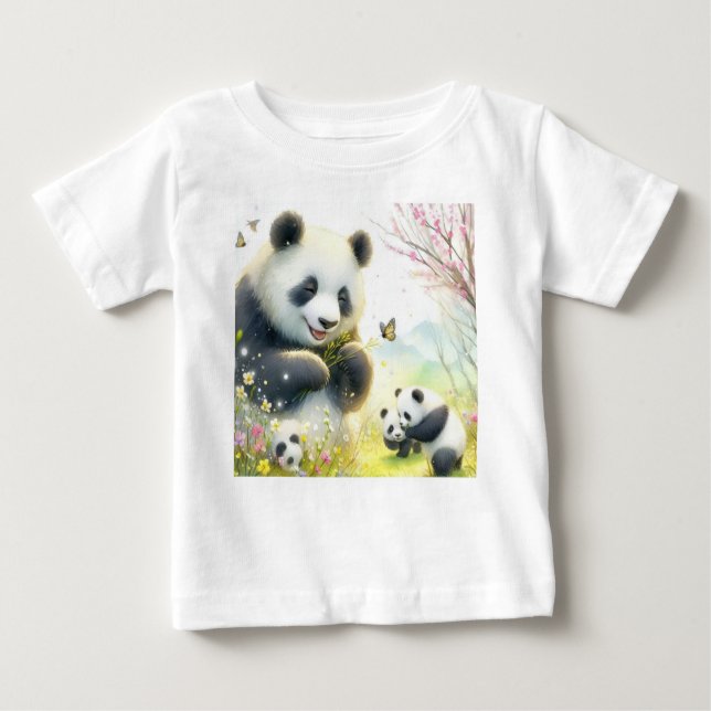 Chillin' with Pandas Baby T-Shirt (Front)