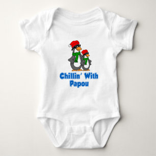 Chillin With Papou Baby Bodysuit