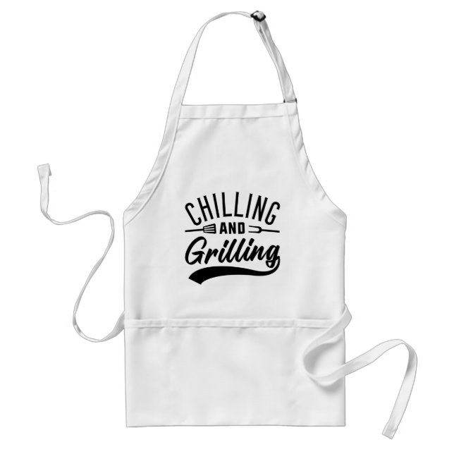 Chilling And Grilling Standard Apron (Front)
