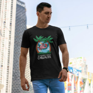 Chilling Axolotl Cartoon T-Shirt