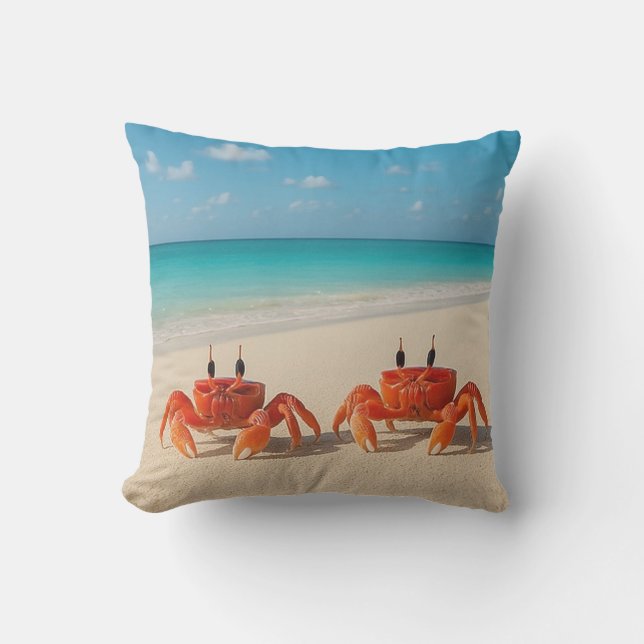 Chilling by the Shore – Outdoor Pillow (16x16) (Front)