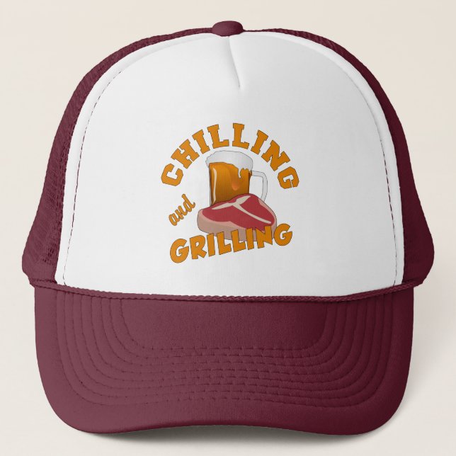 Chilling & Grilling hats (Front)