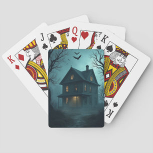 Chilling Haunted House Card Design