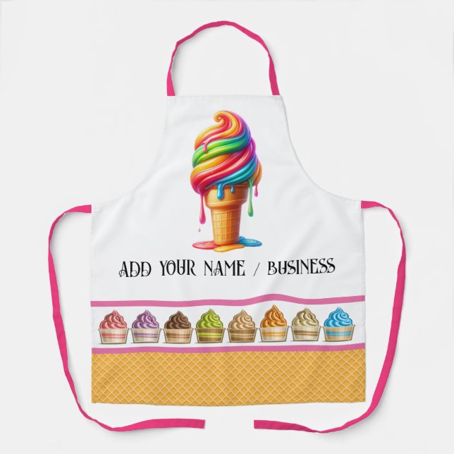 Chilling Ice Cream Apron (Front)