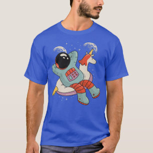 Chilling in Space Floaty Astronaut Astral Cosmic S T-Shirt