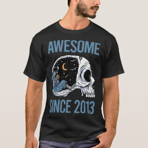 Chilling Skeleton - Awesome Since 2013 T-Shirt
