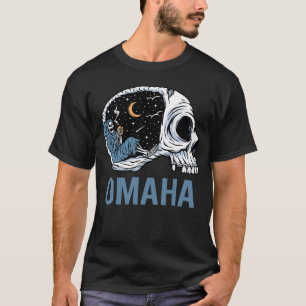 Chilling Skeleton - Omaha T-Shirt