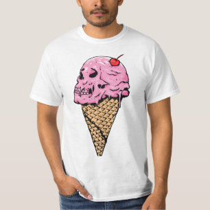 Chilling Treat: Skull Cone T-Shirt