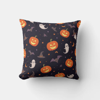 Chilling Whispers: Haunted Halloween Cushion