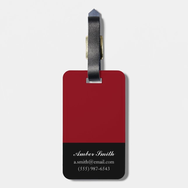Chillis 2010 luggage tag (Back Vertical)