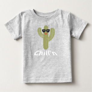 Chill'n Cactus Design - Baby Fine Jersey T-Shirt
