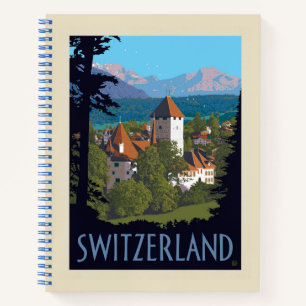 Chillon Castle Switzerland Notebook
