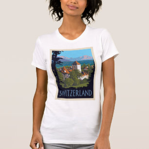 Chillon Castle   Switzerland T-Shirt